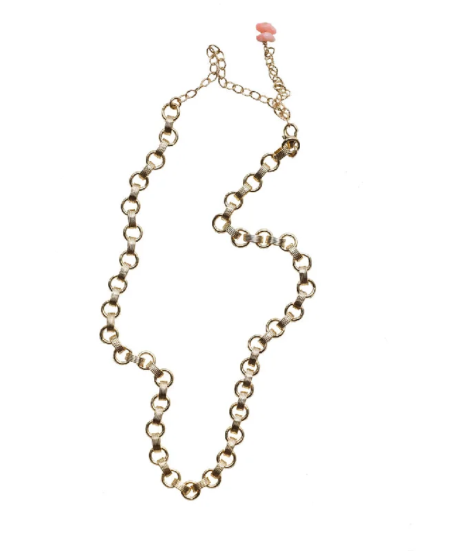 Simple necklaces and pendants with bar pendants for a sleek modern design-Chingy Chain Necklace