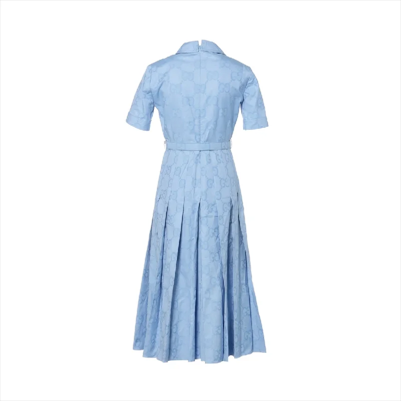 Striped Dresses for Fashionable -Gucci GG Cotton One Earrings 38  Blue 741057 Poppin Midie Dress