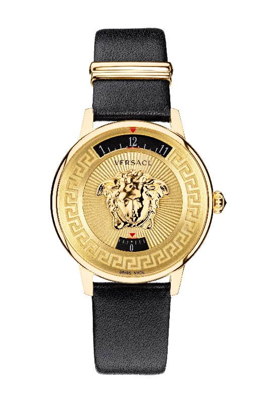 Bluetooth-enabled watches for women with sync capabilities and modern style -Versace Women's Medusa Icon 38mm Quartz Watch