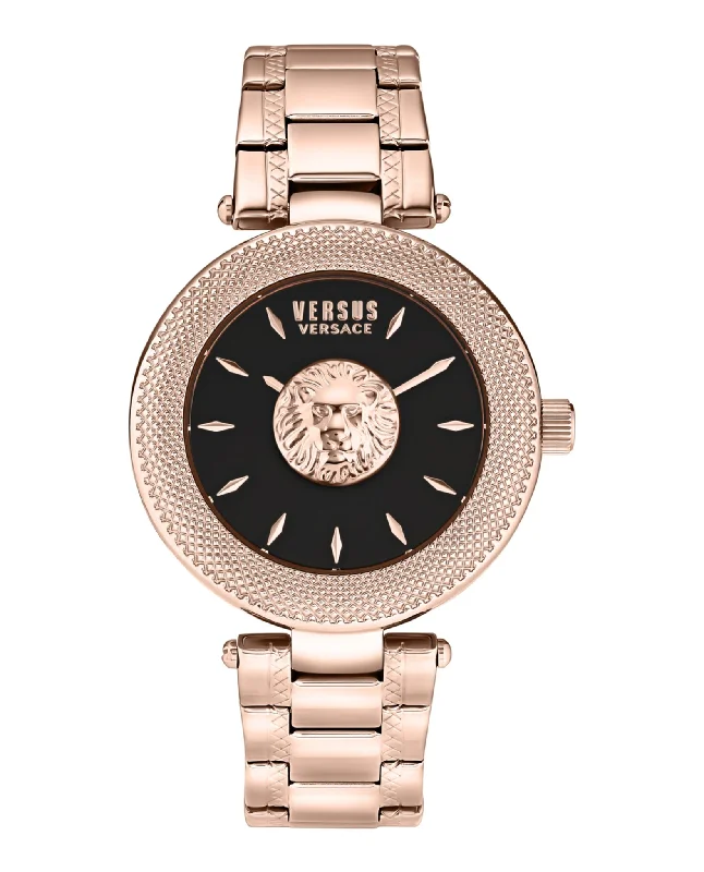 Silver mesh band watches for women with modern and sophisticated appeal -Brick Lane Lion Bracelet Watch