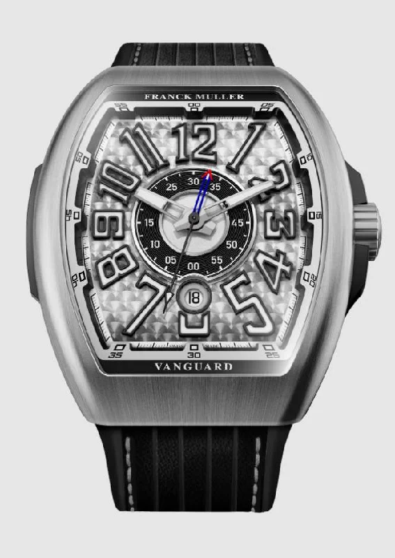 Classic leather band watches for men with traditional design and modern appeal -FRANCK MULLER VANGUARD WATCH