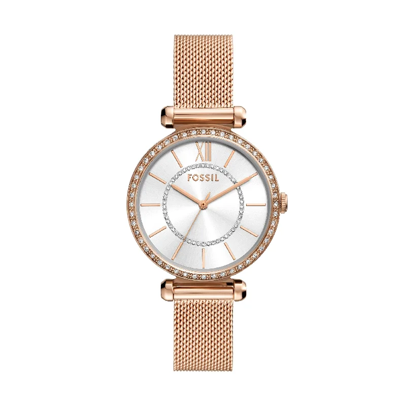 High-end watches for men with Swiss craftsmanship and premium materials -Fossil Women's Tillie Three-Hand, Rose Gold-Tone Stainless Steel Watch