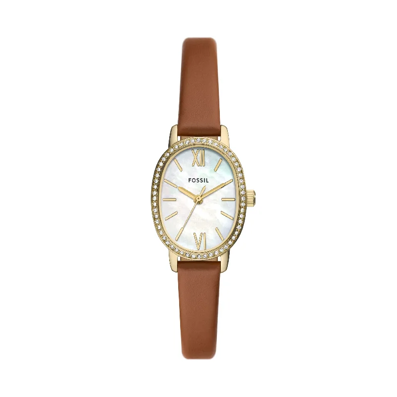 Classic analog watches for men with timeless design and durable construction -Fossil Women's Penny Three-Hand, Gold-Tone Stainless Steel Watch