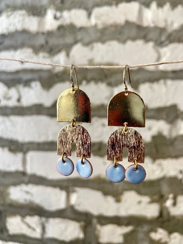 Animal Print Drop Earrings for Fun -Chime Earrings