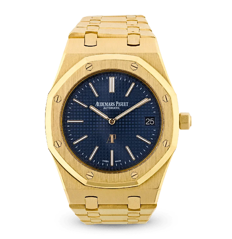 Modern square face watches for men with unique angles and bold style -Audemars Piguet Royal Oak Jumbo Ultra-Thin Wristwatch