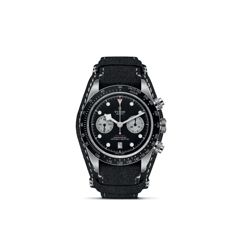 Fashionable watches for women with interchangeable straps for versatile styling -Black Bay Chrono