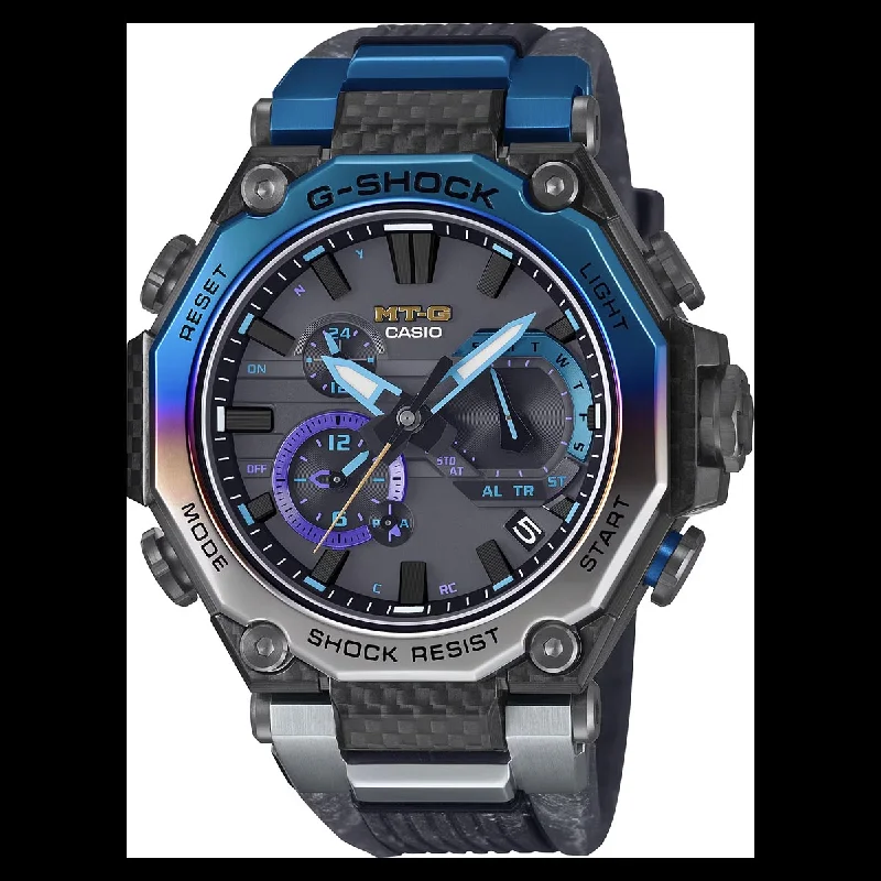 Smartwatches for men with fitness tracking and customizable watch faces -G-Shock Limited Edition Storm Chaser Men's Watch with Black Dial and Multicolor Carbon Frame (solar movement)