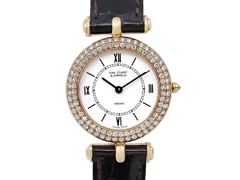 Minimalist watches for men with clean dials and simple, no-fuss design -Van Cleef & Arpels 'Classique Fantasy' Diamond Lady's Watch in 18K Gold