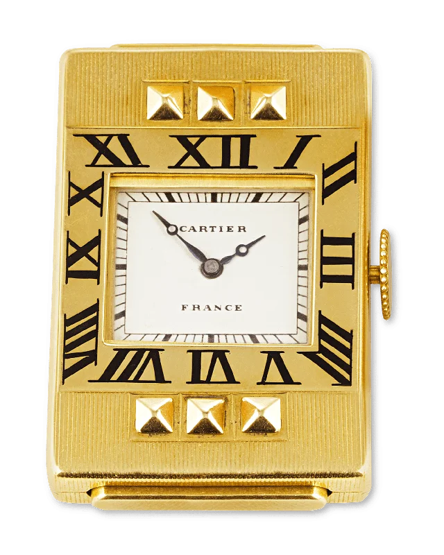 Modern digital watches for men with customizable features and tech-savvy design -Cartier Art Deco Guillotine Purse Watch