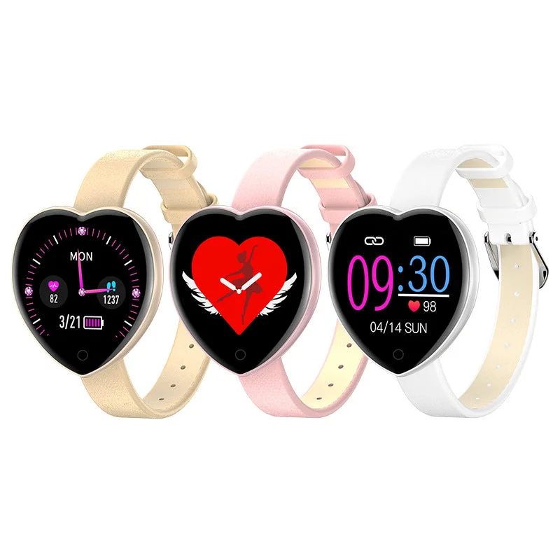 Stylish watches for women with slim profiles and versatile color options -Heart Rate Blood Pressure Health Monitoring Smart Message Reminder Fashion Women's Watch