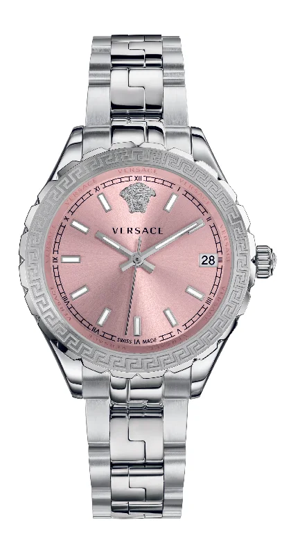 Luxury stainless steel watches for men with robust design and polished finish -Versace Women's Hellenyium 35mm Quartz Watch