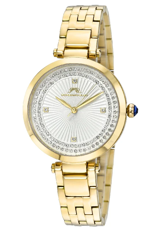 Swiss watches for men with precise movement and high-quality craftsmanship -Natalie Stainless Steel Gold Tone Women's Watch 1251BNAS