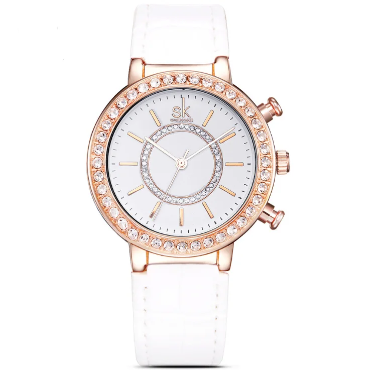 Luxury women’s watches with sapphire crystal and diamond detailing -SK Women's Watch