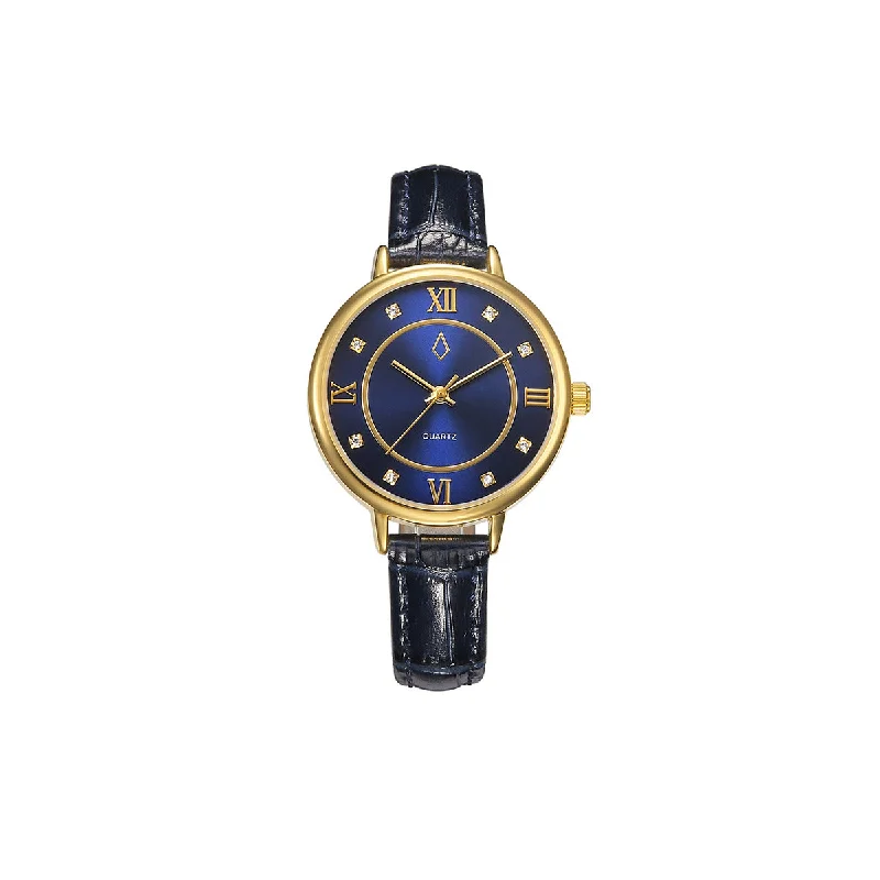 Luxury watches for men with chronograph and moonphase complications -Midnight Blue Ladies Watch