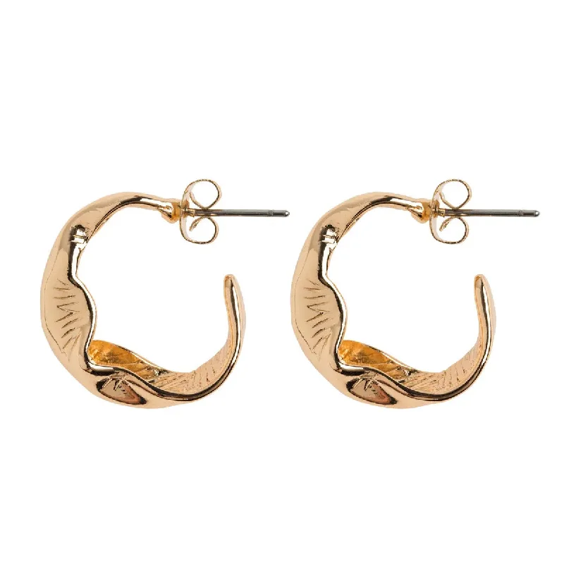 Drop Earrings with Crown Designs -Essential- Irregular Hoop Earrings