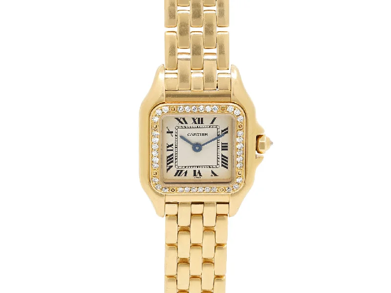 Swiss watches for men with precise movement and high-quality craftsmanship -Cartier 'Panthère de Cartier' Diamond Watch in 18K Gold, 22 mm