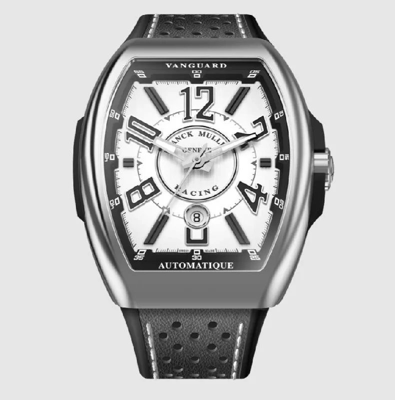 Solar-powered watches for women with eco-conscious design and sleek profile -FRANCK MULLER VANGUARD WATCH