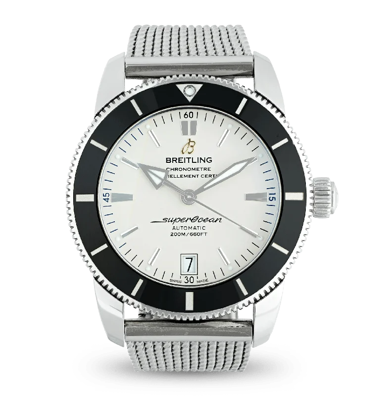 Classic leather strap watches for men with timeless design and durability -Breitling Superocean Edition Speciale Etanche wristwatch