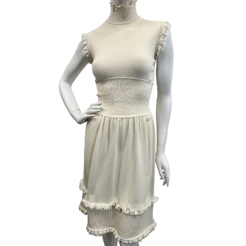 Indian Dresses with Intricacy -Chanel Fitted Knee Length Sleeveless Dress