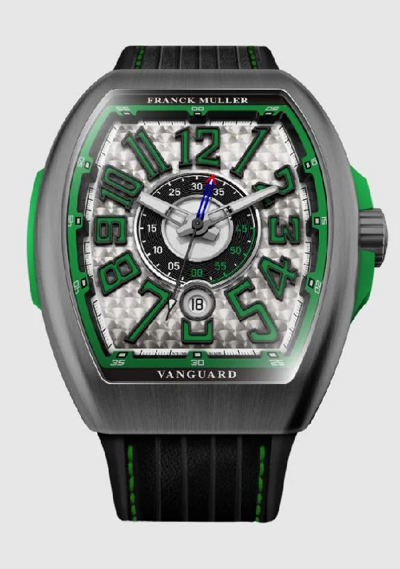 Sporty watches for women with durable straps and water resistance for fitness -FRANCK MULLER VANGUARD WATCH