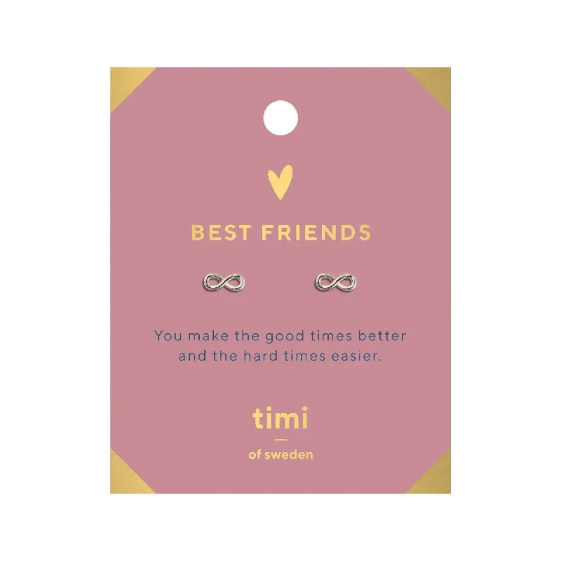 Drop Earrings for Birthday Celebration -Best Friends Infinity Earrings