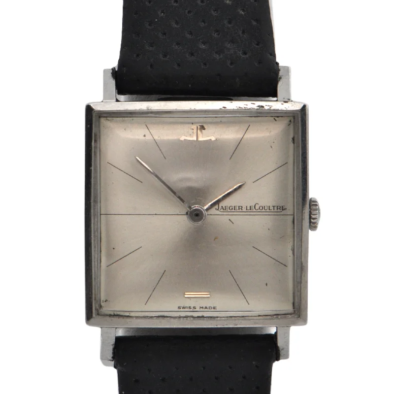 Casual watches for men with rubber straps and sporty style -Mid-Century Jaeger LeCoultre Stainless Steel Manual Wristwatch C.1950