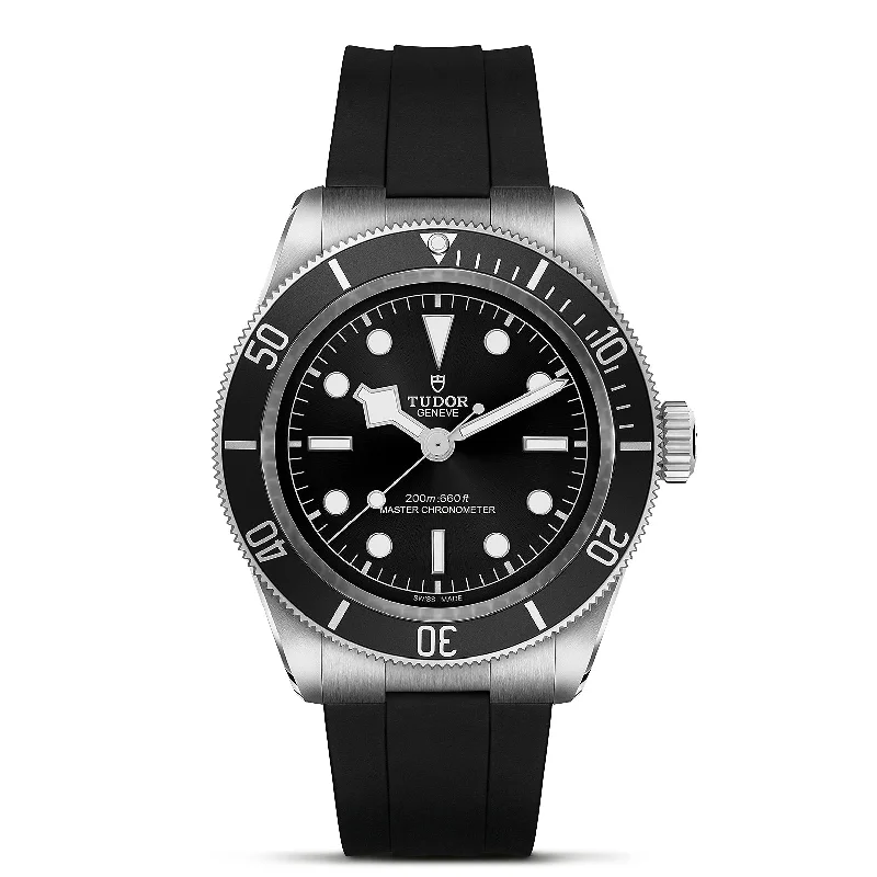 Classic wristwatches for men with elegant design and classic leather band -TUDOR Black Bay 41mm Steel