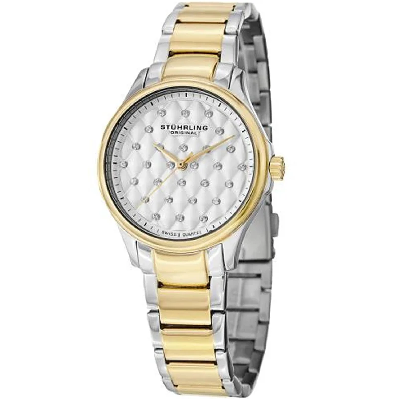 Luxury diamond watches for women with sparkling accents for glamorous look -Stuhrling Women's Culcita Silver Dial Watch