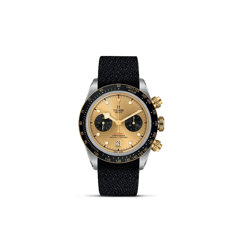 Eco-friendly watches for men with sustainable materials and low carbon footprint -Black Bay Chrono S&G