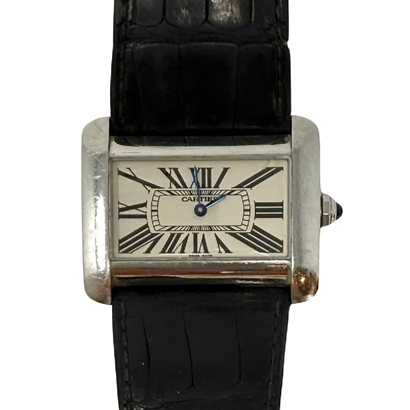 Vintage watches for men with retro design and timeless appeal -Cartier Tank Divan Watch