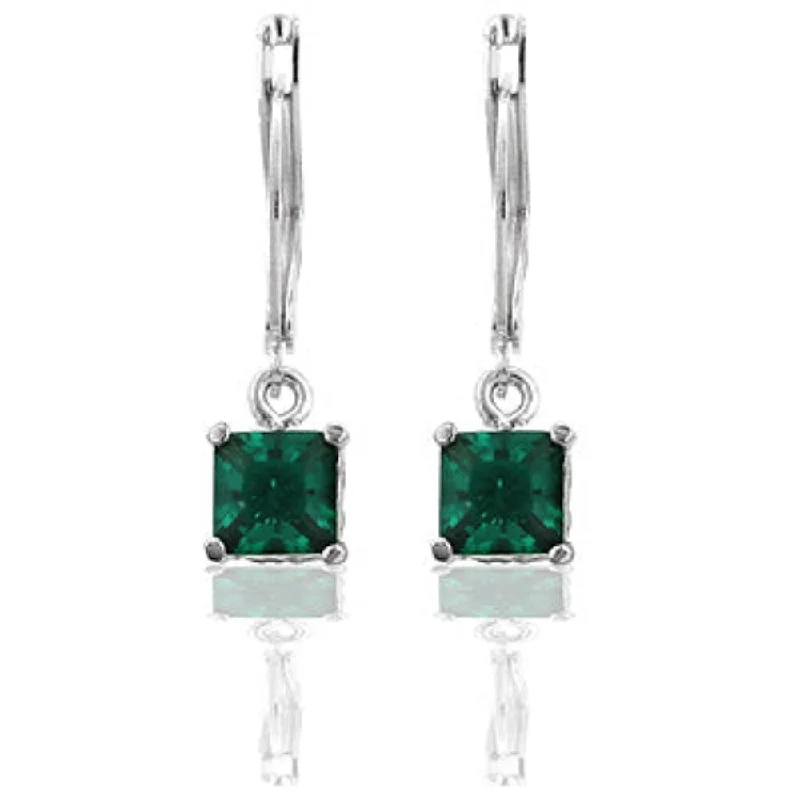 Drop Earrings for Festival Style -Forest Cubic Zirconia Drop Earrings - N/A