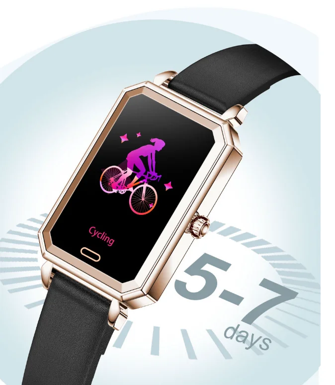 Solar-powered watches for women with eco-conscious design and sleek profile -Ladies Smart Watch Heart Rate Blood Oxygen Health Monitoring