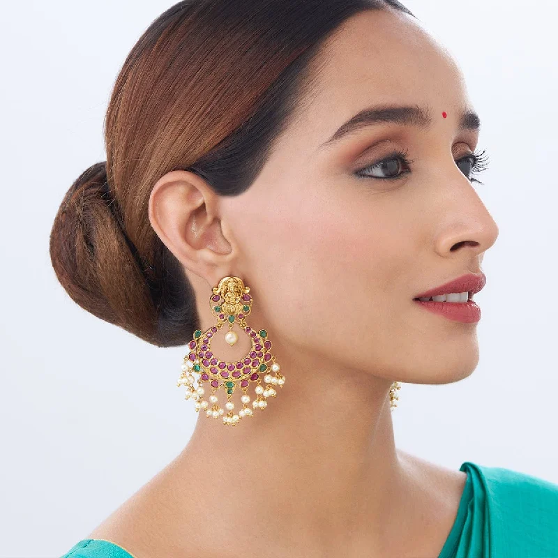 Hoop earrings with floral motifs for a feminine and nature-inspired look-Antique Earring 152276