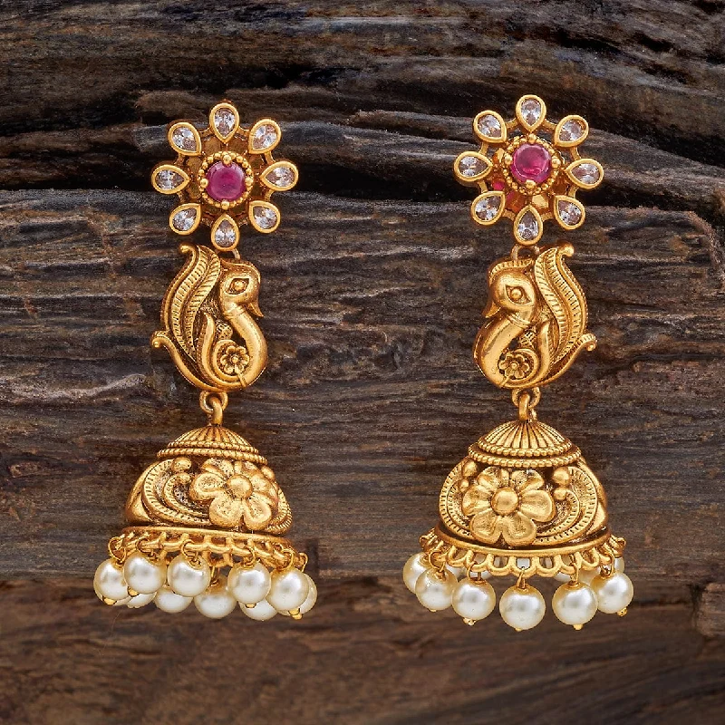 Best hoop earrings with tribal designs for a cultural and exotic aesthetic-Antique Earring 177016