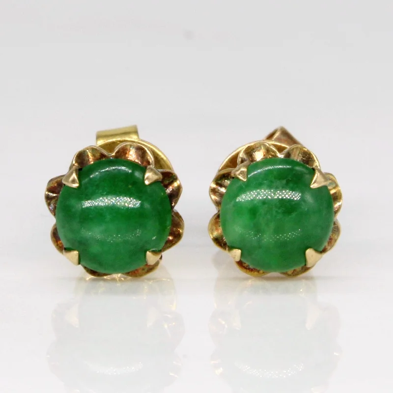 Best hoop earrings with geometric triangle shapes for a modern, chic design-Jadeite Earrings | 0.45ctw |