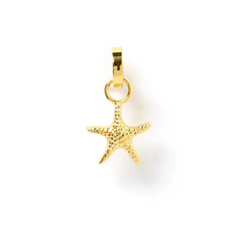 Hoop earrings with rhinestone embellishments for a glamorous and sparkling look-Sea Star Charm