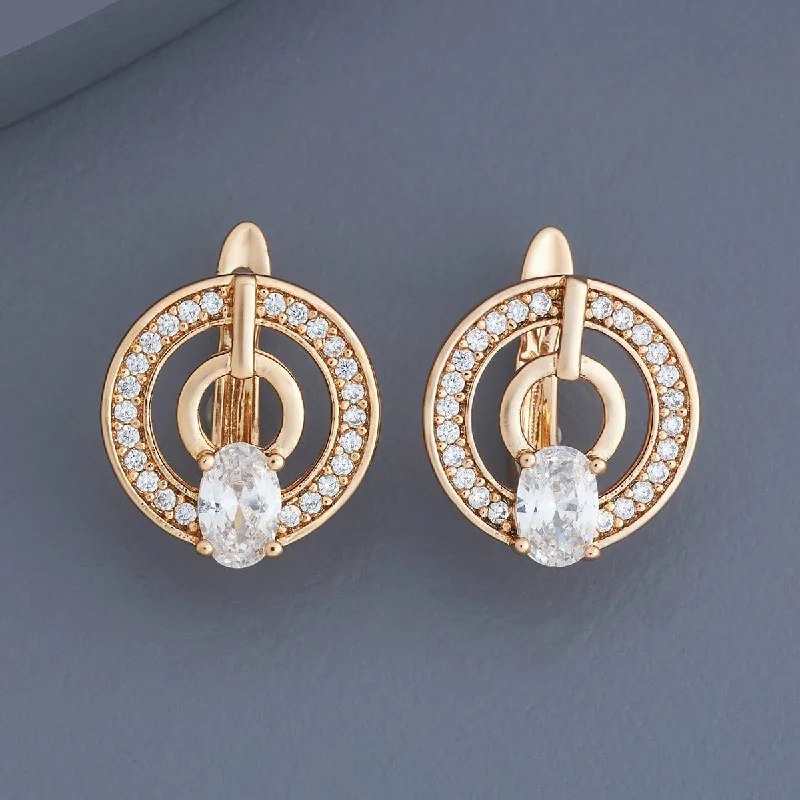 Small hoop earrings for a delicate and understated everyday wear-Trendy Earring 179654